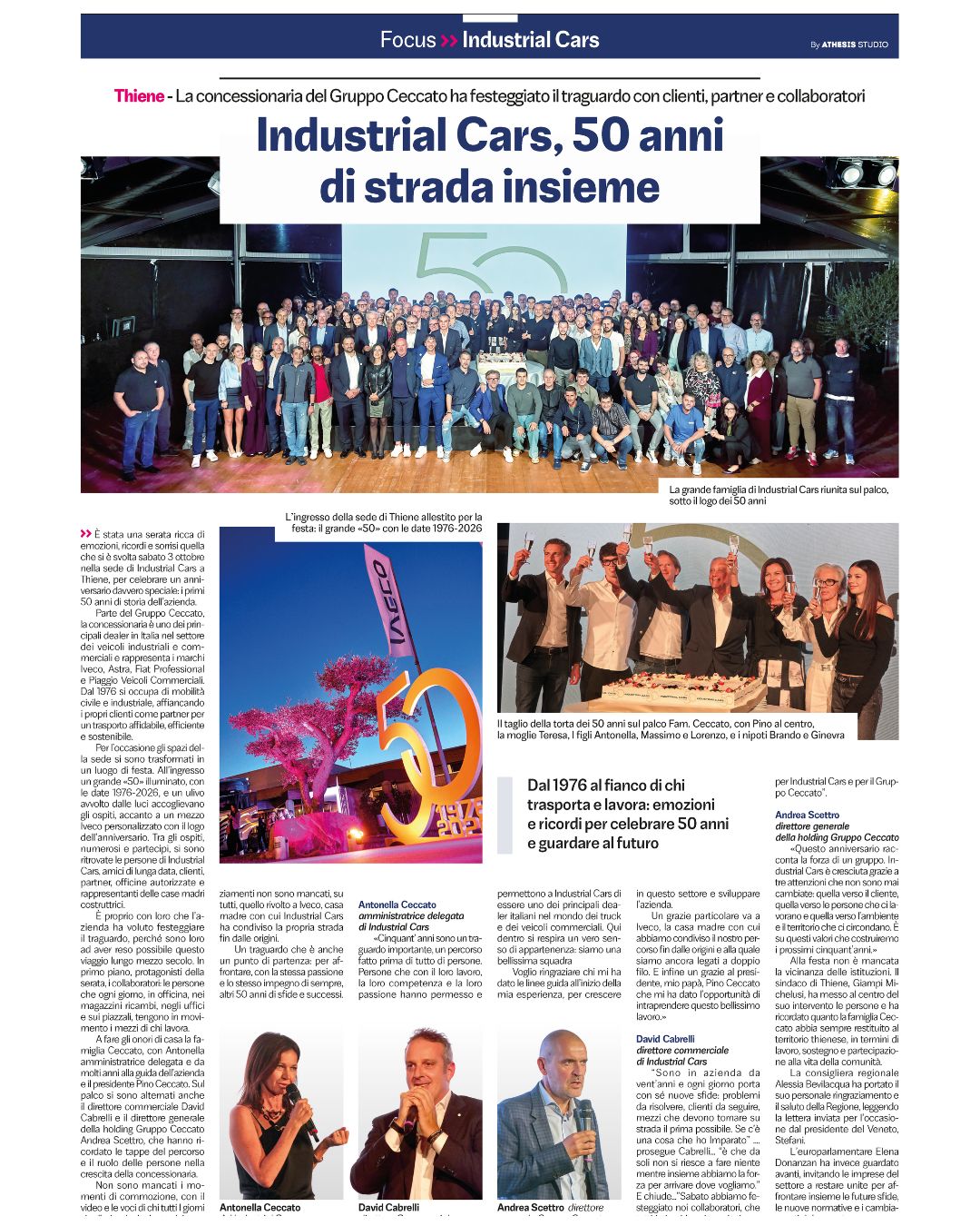 Industrial Cars, 50 anni di strada insieme